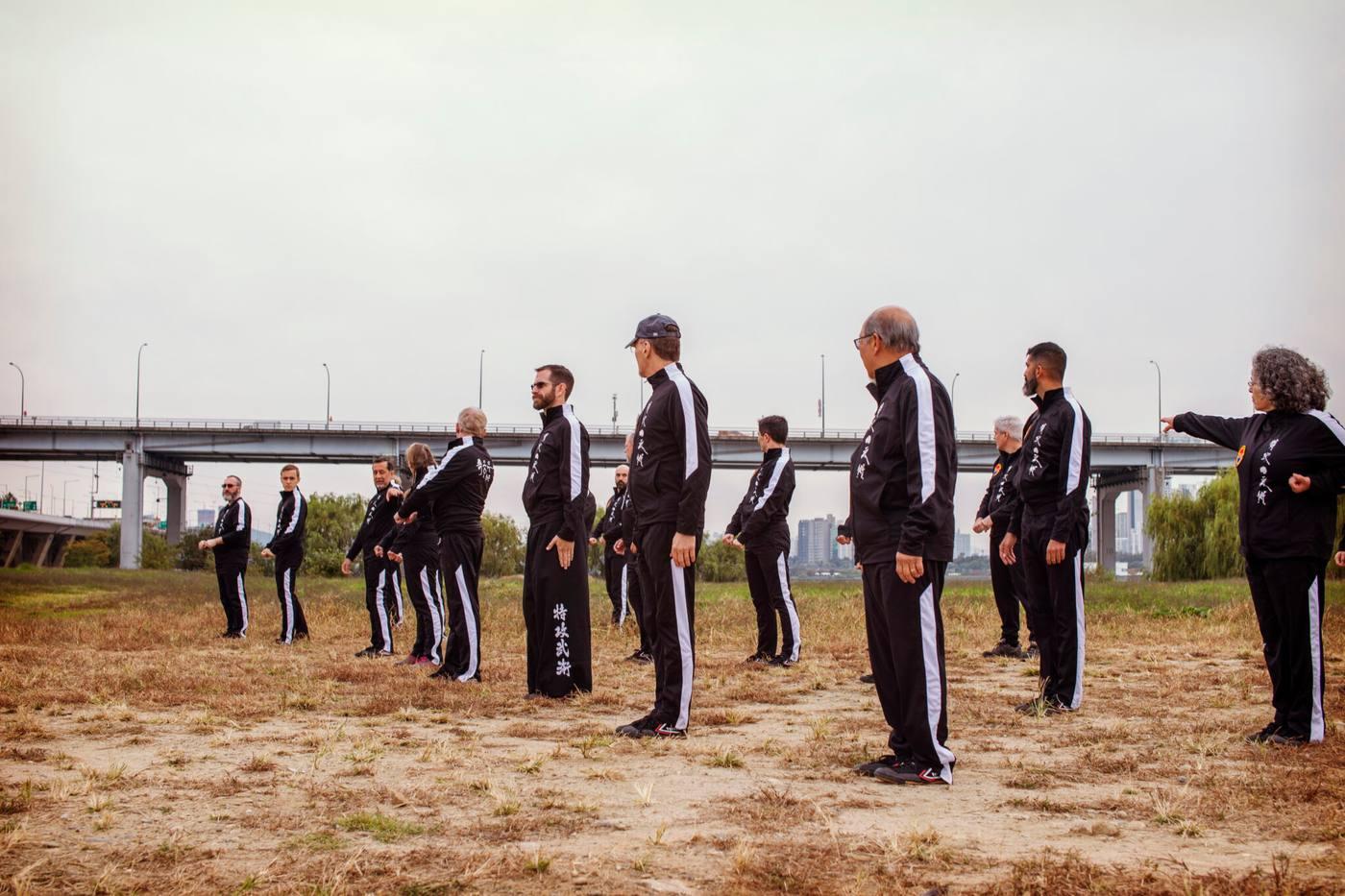 Group outdoor training