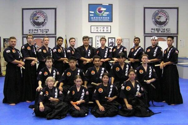 Sword training group